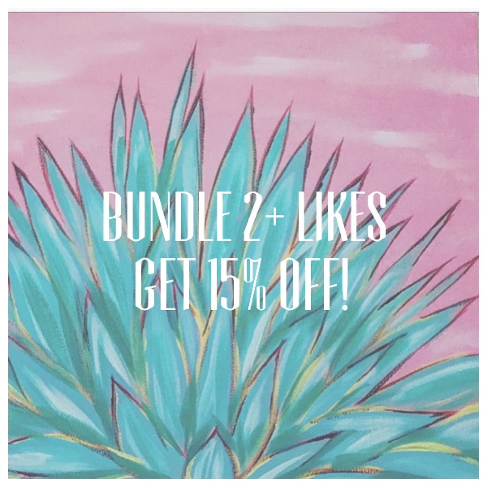 Bundle two or more likes and get 15% off!